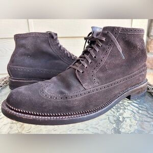 Men's COLE HAAN Nike Air “Jaywalker” Suede Leather Wingtip Casual Boot sz 13